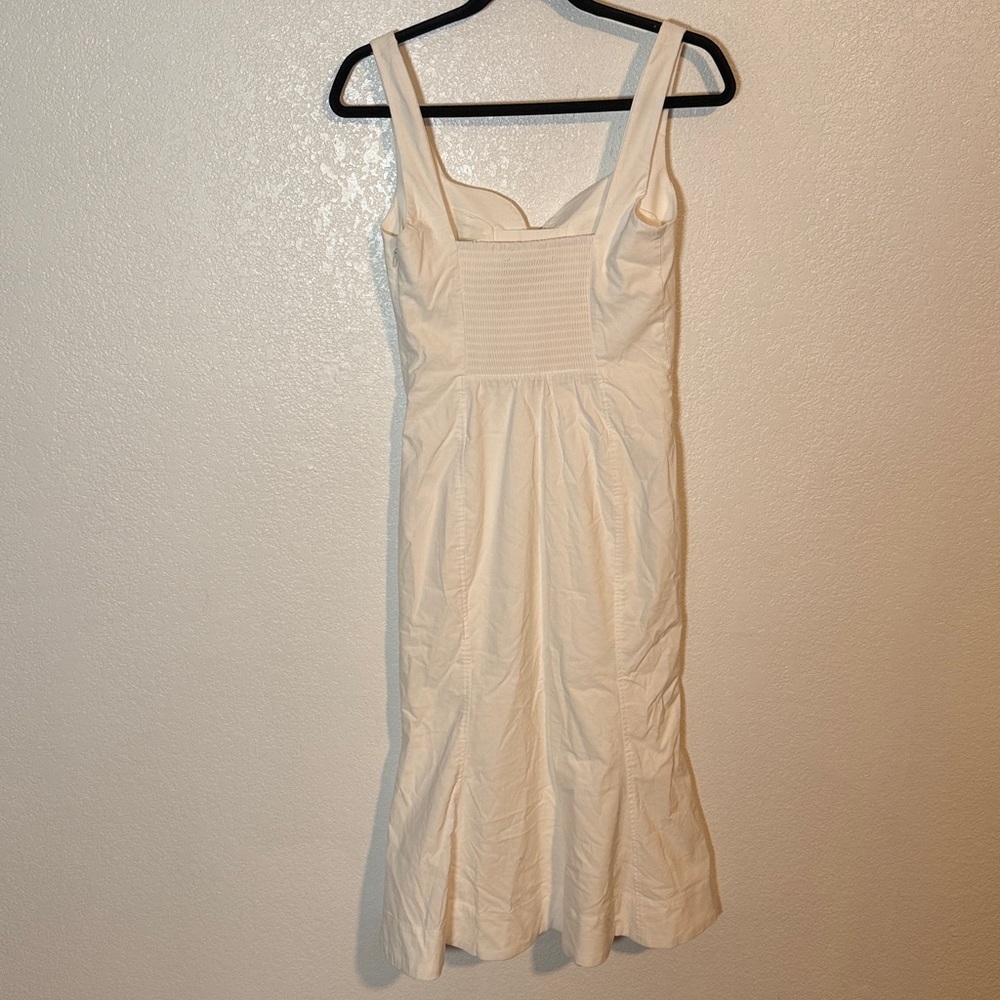 Anthropologie BHLDN Little White Sweetheart Fit & Flare Bow Tie Dress Size XS - Picture 5 of 11